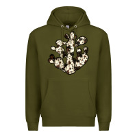 Army Green cowhide cactus Premium Hoodie - JahusDesignShop