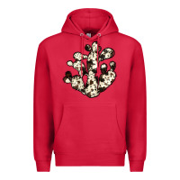 Cardinal cowhide cactus Premium Hoodie - JahusDesignShop