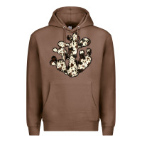 Chestnut cowhide cactus Premium Hoodie - JahusDesignShop