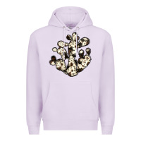 Lilac cowhide cactus Premium Hoodie - JahusDesignShop