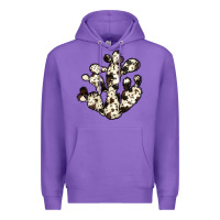 Purple cowhide cactus Premium Hoodie - JahusDesignShop