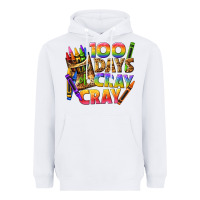 White 100 days of cray cray tbw Heavyweight Hoodie - texasbilliewilder