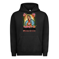 Pigment Black madrecita muchas gracias lady of Guadalupe Urban Hoodie - BarkalooDesign