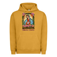 Pigment Peanut Butter madrecita muchas gracias lady of Guadalupe Urban Hoodie - BarkalooDesign