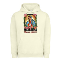 Pigment Pistachio madrecita muchas gracias lady of Guadalupe Urban Hoodie - BarkalooDesign