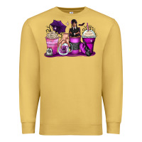 Antique Gold wednesday coffee cups Premium Sweatshirt - Zillion Design Studio
