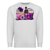Dove Grey wednesday coffee cups Premium Sweatshirt - Zillion Design Studio