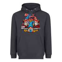Smoke 4th of july gnomes farm truck Heavyweight Hoodie - Zillion Design Studio