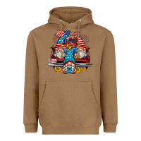 Toasted Coconut 4th of july gnomes farm truck Heavyweight Hoodie - Zillion Design Studio