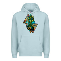 Blue Mist cactus1 Premium Hoodie - JahusDesignShop