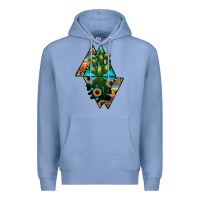 Colony Blue cactus1 Premium Hoodie - JahusDesignShop