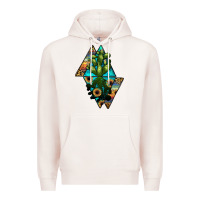Pale Pink cactus1 Premium Hoodie - JahusDesignShop