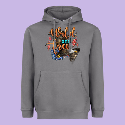 Wild And Free Heavyweight Hoodie Designed By Zillion Design Studio
