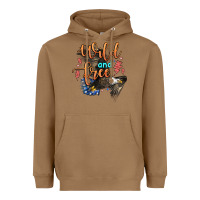 Toasted Coconut wild and free Heavyweight Hoodie - Zillion Design Studio