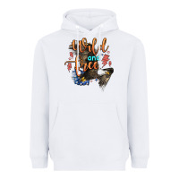 White wild and free Heavyweight Hoodie - Zillion Design Studio