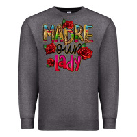 Charcoal Heather madre our lady Premium Sweatshirt - CTS Tumbler Store