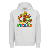 Dove Grey fıesta with avocado and sombrero Premium Hoodie - AdoDesignShop