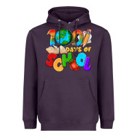 Plum 100 days of school Heavyweight Hoodie - texasbilliewilder