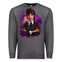 Charcoal Heather wednesday Premium Sweatshirt - Zillion Design Studio