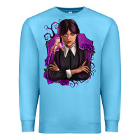 Ocean Blue wednesday Premium Sweatshirt - Zillion Design Studio