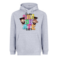 Heather Grey kinder graduate 2024 Heavyweight Hoodie - texasbilliewilder