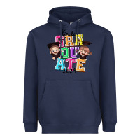 Navy kinder graduate 2024 Heavyweight Hoodie - texasbilliewilder