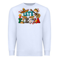 White Let's fiesta Premium Sweatshirt - CTS Tumbler Store