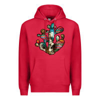 Cardinal serape cactus Premium Hoodie - JahusDesignShop