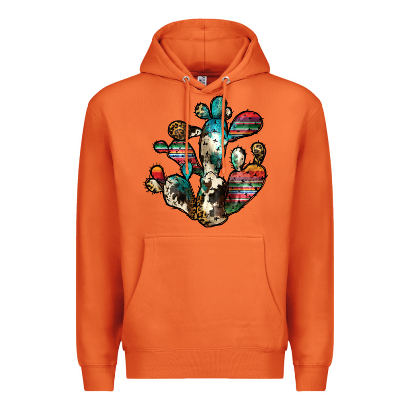Serape Cactus Premium Hoodie by JahusDesignShop | Teevron