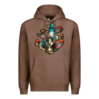 Chestnut serape cactus Premium Hoodie - JahusDesignShop