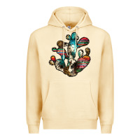 Pina Colada serape cactus Premium Hoodie - JahusDesignShop
