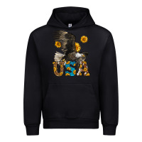 Foreset Green Western Usa Eagle Urban Hoodie - LillyAllenDesigns