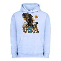 Pigment Grape Ice Western Usa Eagle Urban Hoodie - LillyAllenDesigns
