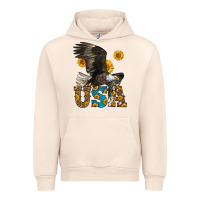 Sandshell Western Usa Eagle Urban Hoodie - LillyAllenDesigns