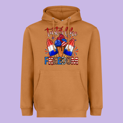 Taster Like Freedom Heavyweight Hoodie Designed By Zillion Design Studio