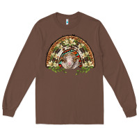 Chestnut merino wool ram lily rainbow Long Sleeve Tee - BarkalooDesign
