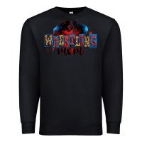 Black wrestling mom Premium Sweatshirt - Zillion Design Studio