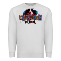 Dove Grey wrestling mom Premium Sweatshirt - Zillion Design Studio