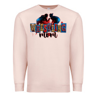 Pale Pink wrestling mom Premium Sweatshirt - Zillion Design Studio