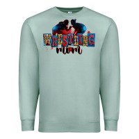 Seafoam wrestling mom Premium Sweatshirt - Zillion Design Studio