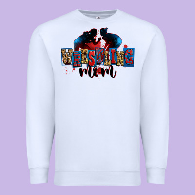 Wrestling Mom Premium Sweatshirt Designed By Zillion Design Studio