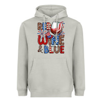 Moon Dust red wine and blue Heavyweight Hoodie - Zillion Design Studio