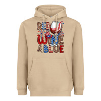 Mushroom red wine and blue Heavyweight Hoodie - Zillion Design Studio
