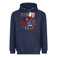 Navy red wine and blue Heavyweight Hoodie - Zillion Design Studio