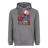 Storm red wine and blue Heavyweight Hoodie - Zillion Design Studio