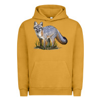 Pigment Peanut Butter Gray Fox Urban Hoodie - LillyAllenDesigns