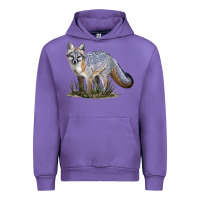 Tulip Gray Fox Urban Hoodie - LillyAllenDesigns