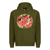 Army Green watermelon cowhide patch3 Premium Hoodie - JahusDesignShop