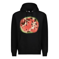 Black watermelon cowhide patch3 Premium Hoodie - JahusDesignShop