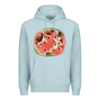 Blue Mist watermelon cowhide patch3 Premium Hoodie - JahusDesignShop